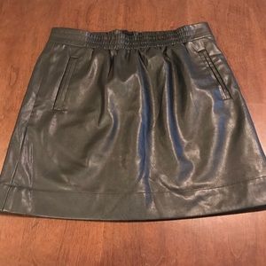 Loft faux leather skirt